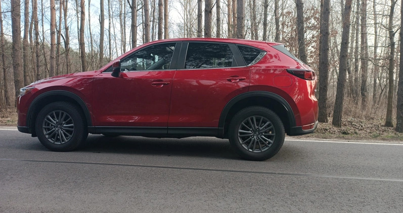 Mazda CX-5 cena 103800 przebieg: 46000, rok produkcji 2021 z Pilawa małe 154